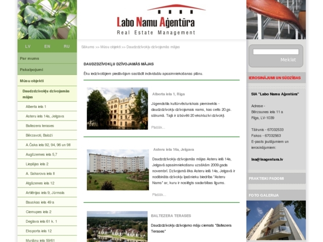 Labo namu aģentūra, SIA