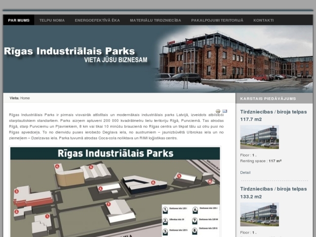 Rīgas industriālais parks, SIA