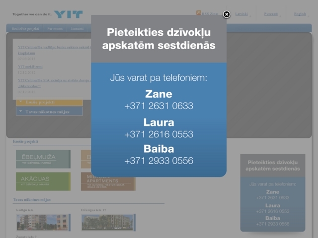 YIT Celtniecība, SIA